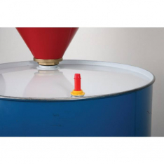 JUSTRITE 08530, GAUGE, DRUM, FILL, 5"L, POLY